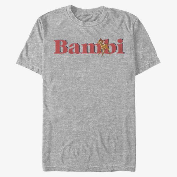 Tričko Merch Disney Classics Bambi - Dream Big Unisex T-Shirt Heather Grey S