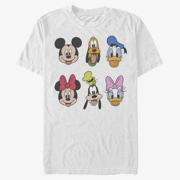 Tričko Merch Disney Classic Mickey - Always Trending Stack Unisex T-Shirt White S