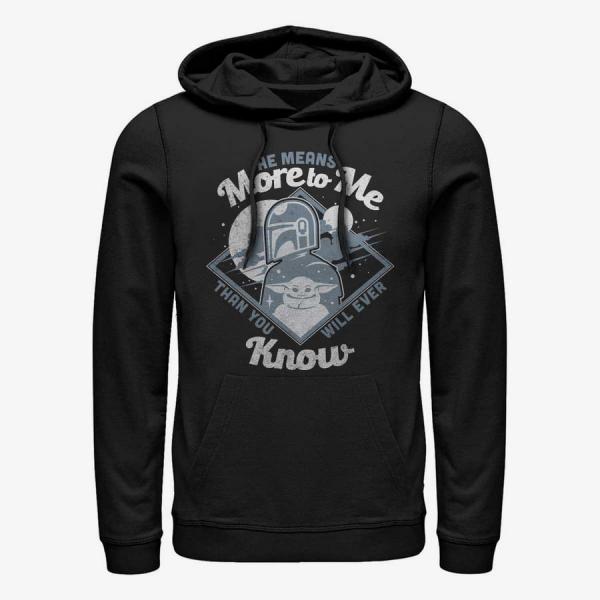 Mikina Merch Star Wars: Mandalorian - More To Me Unisex Hoodie Black L