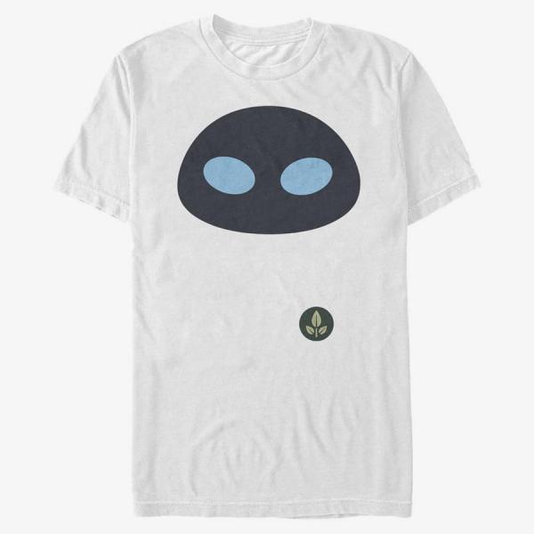 Tričko Merch Pixar Wall-E - Eve Face Unisex T-Shirt White S