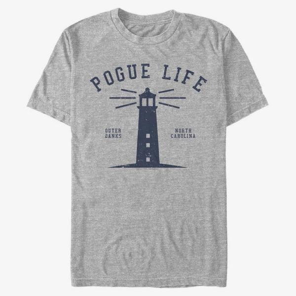 Tričko Merch Netflix Outer Banks - POGUE LIFE Unisex T-Shirt Heather Grey XXL