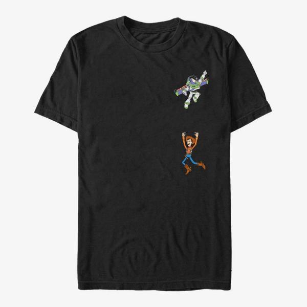 Queens Pixar Toy Story 1-3 - Pocket Pals Unisex T-Shirt Black