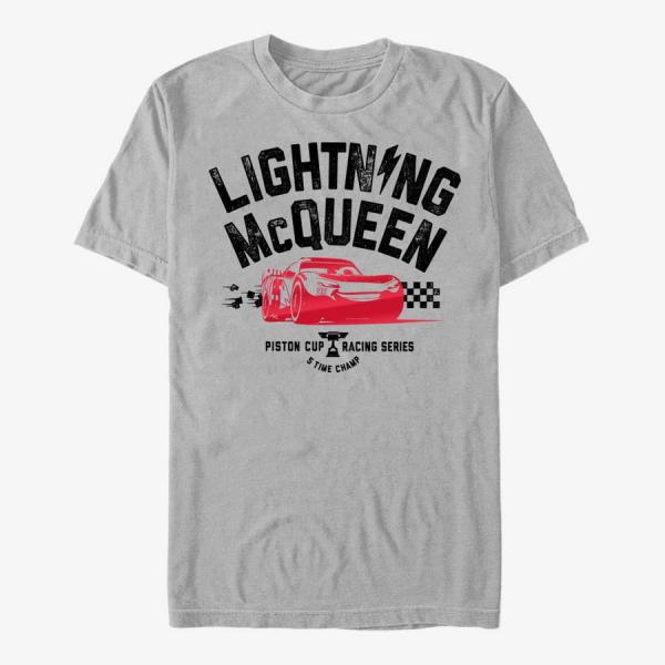 Queens Pixar Cars 3 - Piston Champ Unisex T-Shirt Ash Grey
