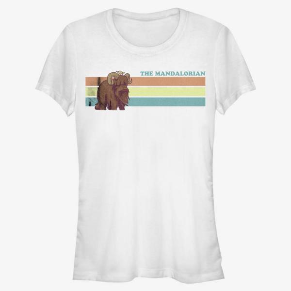 Tričko Merch Star Wars: The Mandalorian - Bantha Ride Women's T-Shirt White M