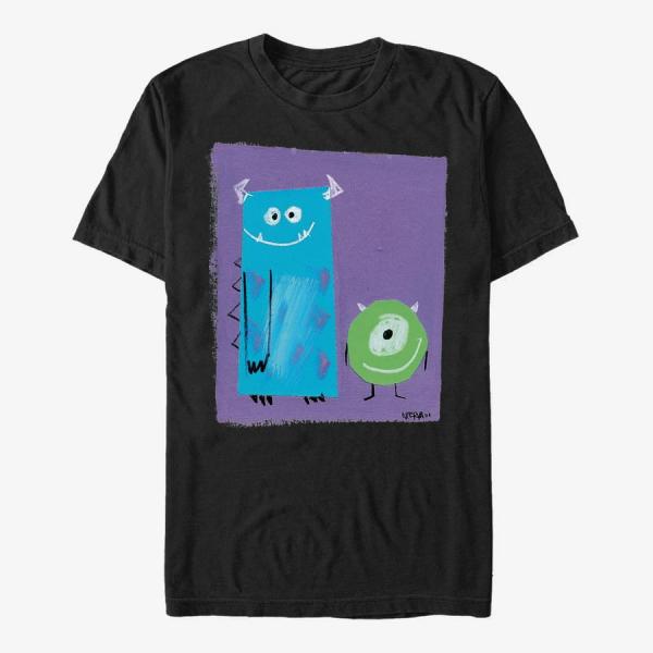 Tričko Merch Pixar Monster's Inc. - Nierva Sullivan Unisex T-Shirt Black XL