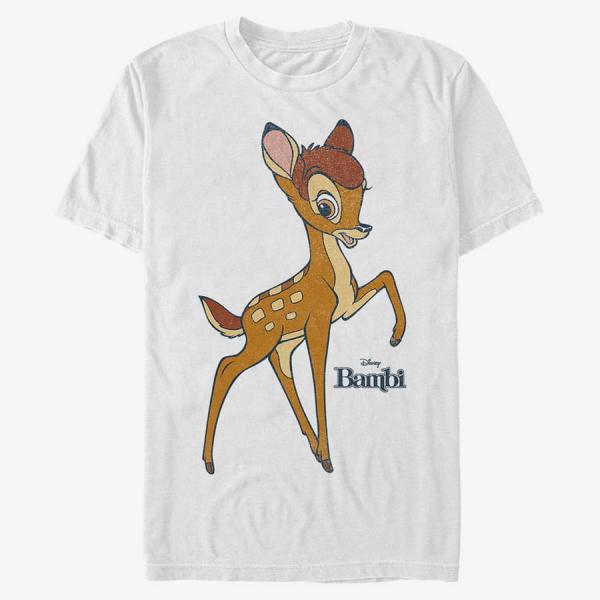 Tričko Merch Disney Classics Bambi - Big Bambi Unisex T-Shirt White L