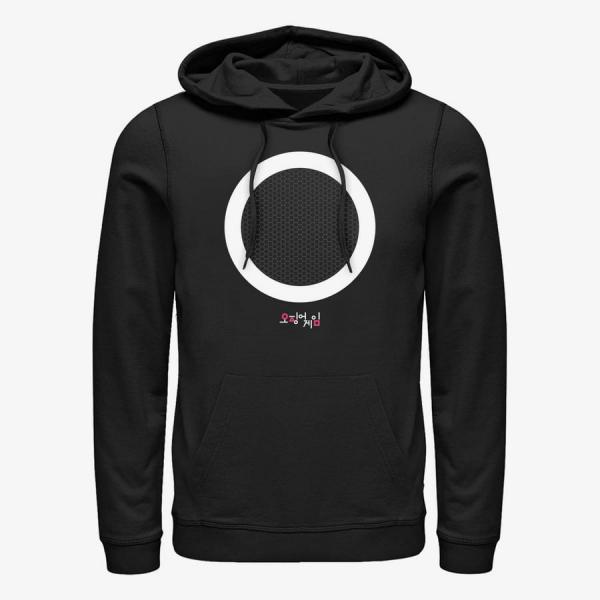 Queens Netflix Squid Game - Circle Squid Unisex Hoodie Black
