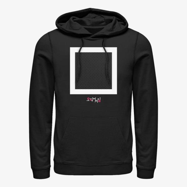 Mikina Merch Netflix Squid Game - Square Squid Unisex Hoodie Black M