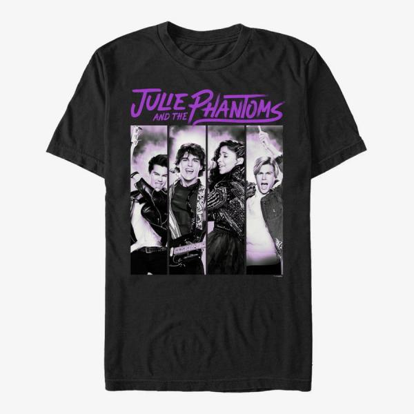 Tričko Merch Netflix Julie And The Phantoms - Panel Band Unisex T-Shirt Black XXL