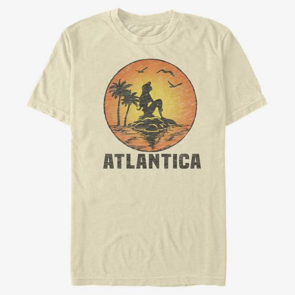Tričko Merch Disney The Little Mermaid - Atlantica Unisex T-Shirt Natural M