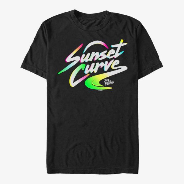 Tričko Merch Netflix Julie And The Phantoms - Sunset Curve Logo Unisex T-Shirt Black S