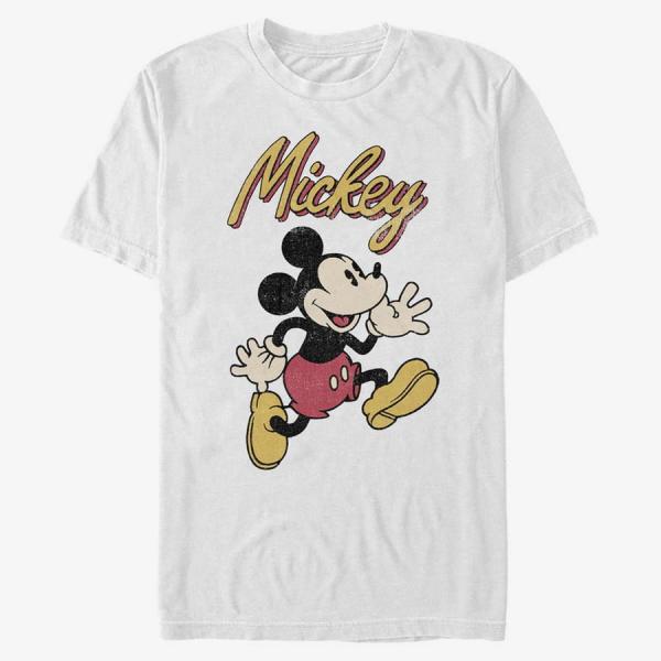 Tričko Merch Disney Classics Mickey Classic - Vintage Mickey Unisex T-Shirt White S