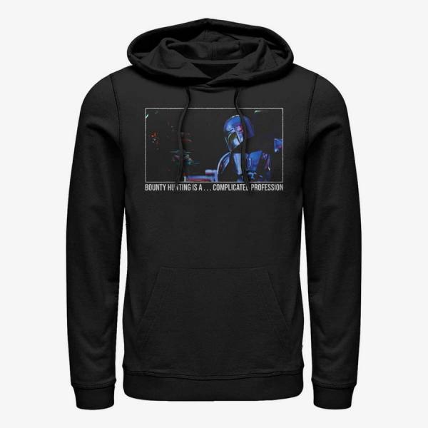 Mikina Merch Star Wars: The Mandalorian - Complications Unisex Hoodie Black S