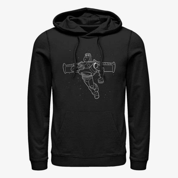Queens Pixar Toy Story - Buzz Constellation Unisex Hoodie Black