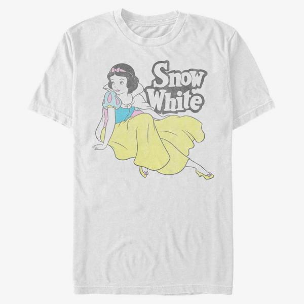 Tričko Merch Disney Snow White - Grungey Snow Unisex T-Shirt White S