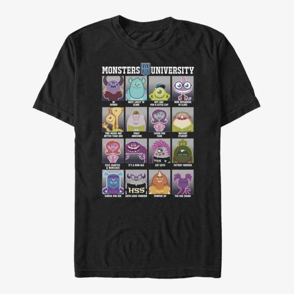 Tričko Merch Pixar Monster's Inc. - Class Of Unisex T-Shirt Black XXXL