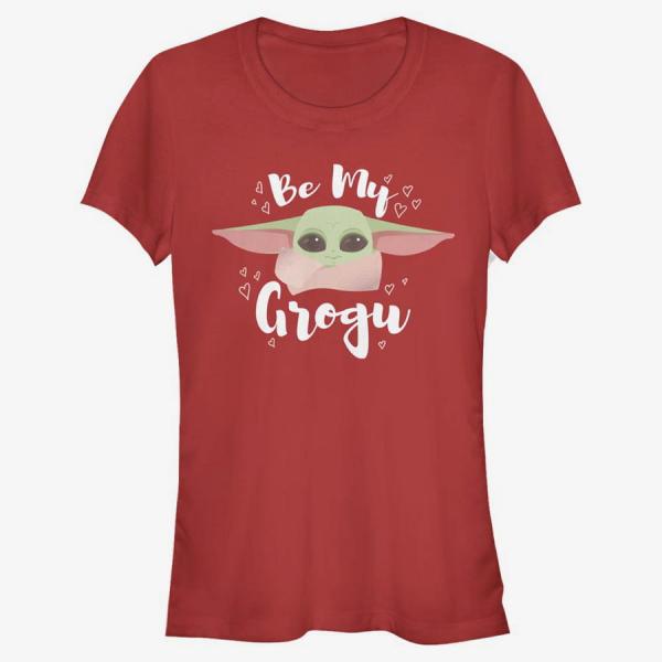 Queens Star Wars: The Mandalorian - BY MY GROGU Women's T-Shirt Red
