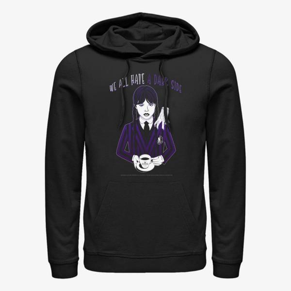 Queens MGM Wednesday - Dark Side Unisex Hoodie Black