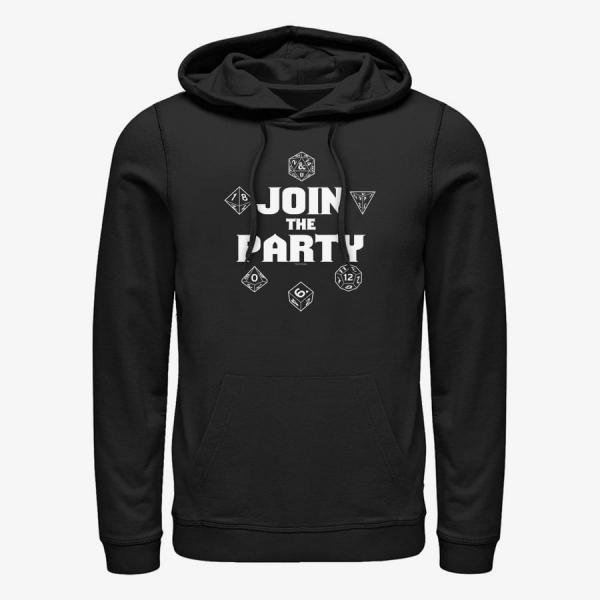 Mikina Merch Dungeons & Dragons - JOIN THE PARTY DICE Unisex Hoodie Black S
