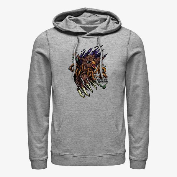 Mikina Merch Dungeons & Dragons - Owlbear Rip Unisex Hoodie Heather Grey XL