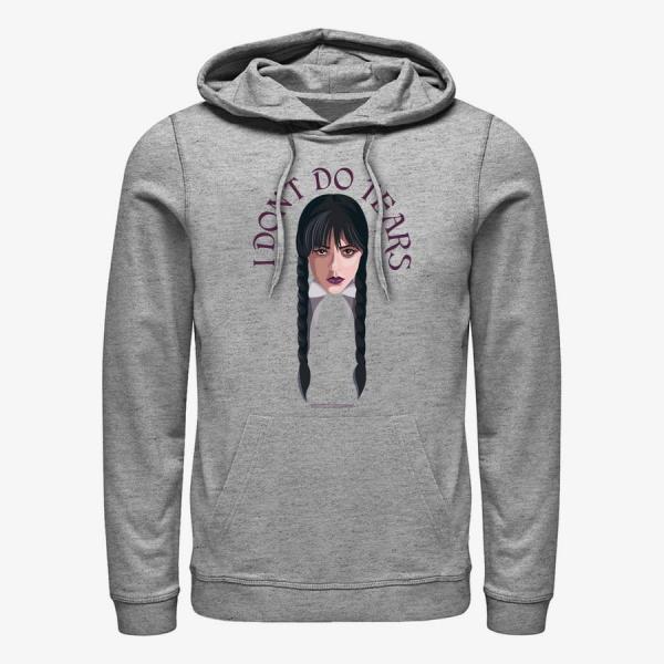 Queens MGM Wednesday - Dont Do Tears Unisex Hoodie Heather Grey