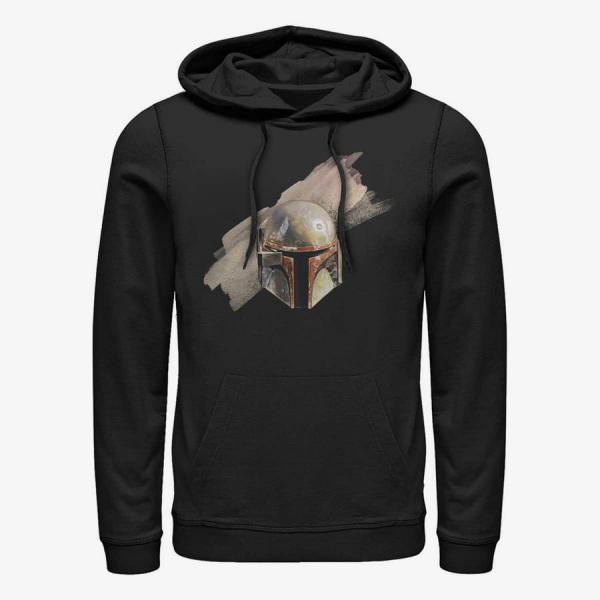 Mikina Merch Star Wars: The Mandalorian - Fett Helmet Unisex Hoodie Black M