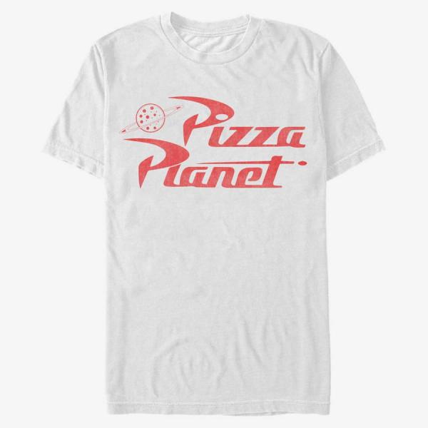 Tričko Merch Pixar Toy Story - PIZZA PLANET Unisex T-Shirt White S