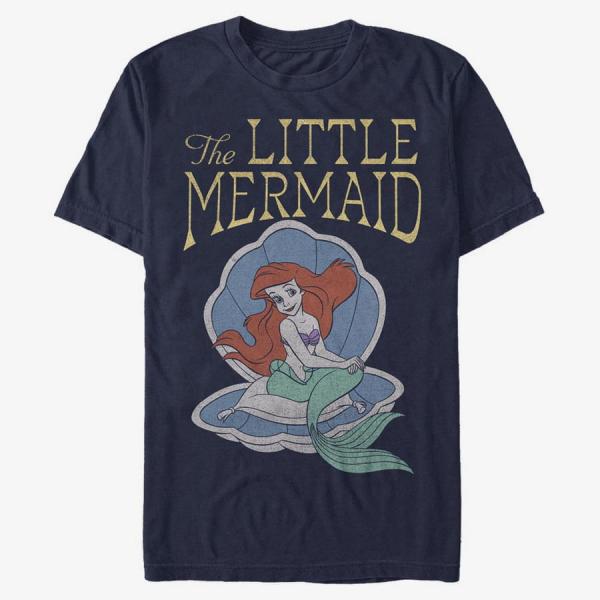 Tričko Merch Disney The Little Mermaid - LITTLE MERMAID Unisex T-Shirt Navy Blue L