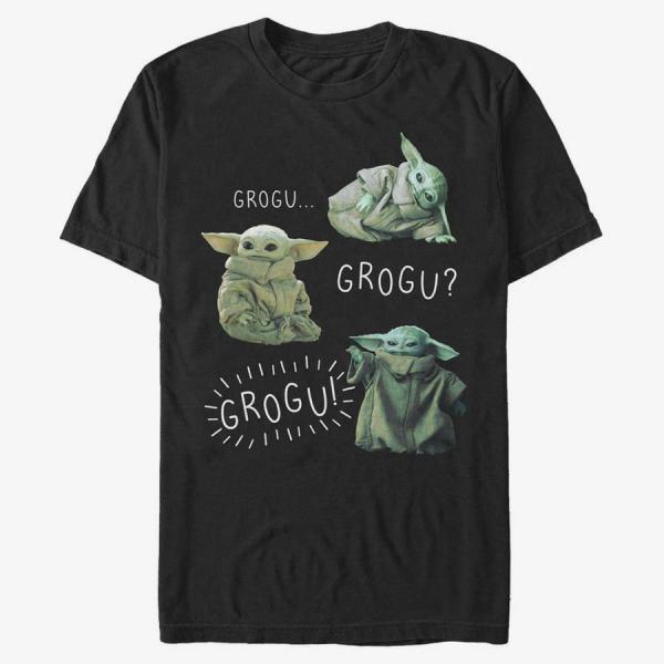Tričko Merch Star Wars: Mandalorian - MandoMon Epi6 Captured Unisex T-Shirt Black M