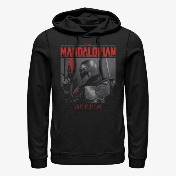 Mikina Merch Star Wars: Mandalorian - Code Red Unisex Hoodie Black S
