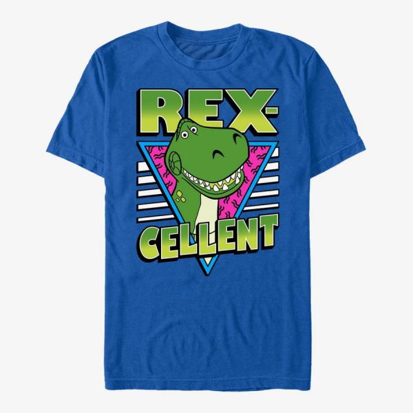 Tričko Merch Pixar Toy Story 1-3 - Rexcellent Unisex T-Shirt Royal Blue L