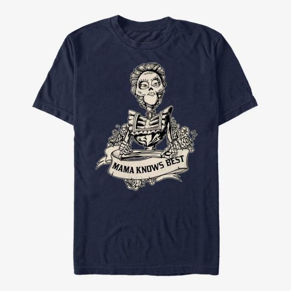 Queens Pixar Coco - Mom Knows Best Unisex T-Shirt Navy Blue