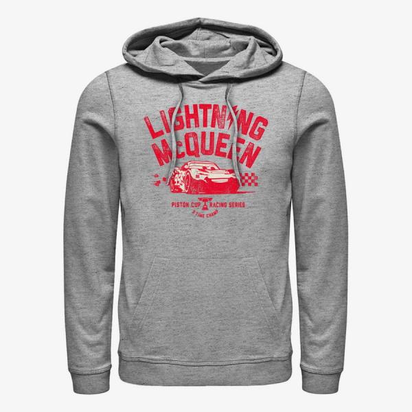 Mikina Merch Pixar Cars 3 - Piston Cup Champ Unisex Hoodie Heather Grey M