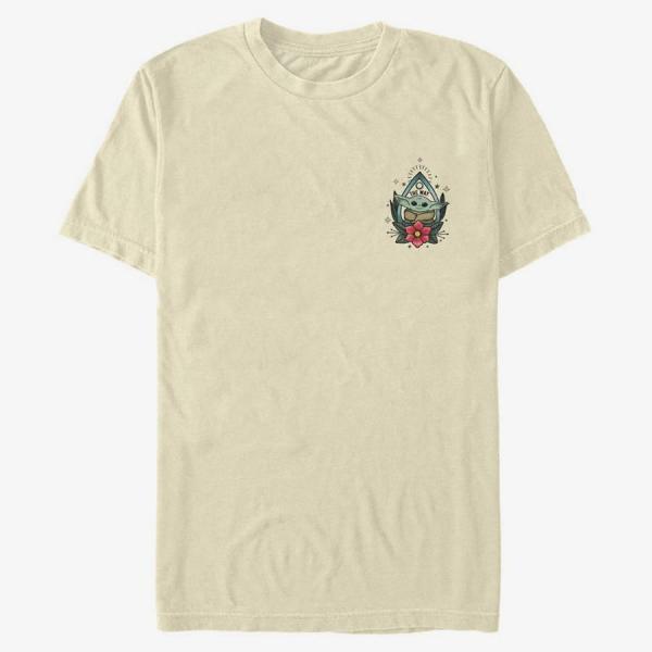 Tričko Merch Star Wars: The Mandalorian - Planchette Child Unisex T-Shirt Natural S