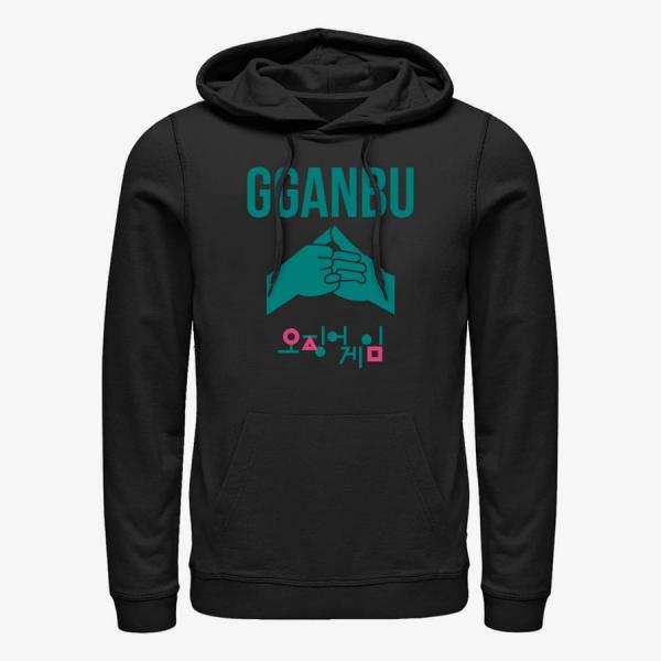 Mikina Merch Netflix Squid Game - Gganbu Buddies Unisex Hoodie Black M