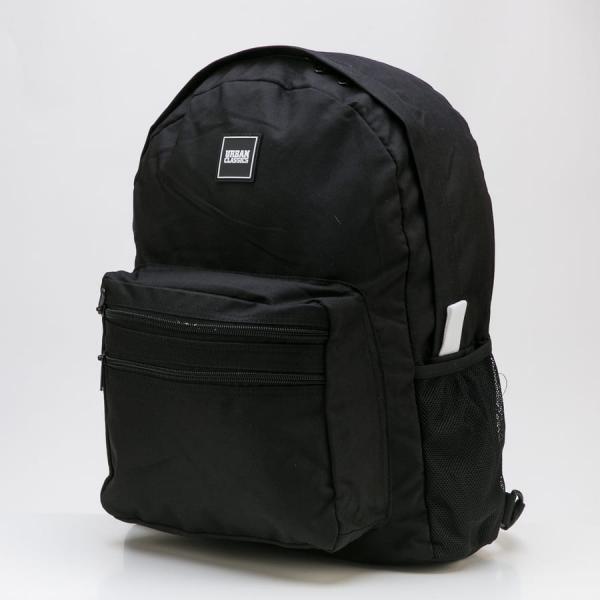 Batoh Urban Classics Basic Backpack Black/ White Universal