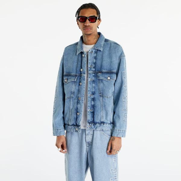Bunda TOMMY JEANS Oversized Logo Sleeve Denim Jacket Denim Light L