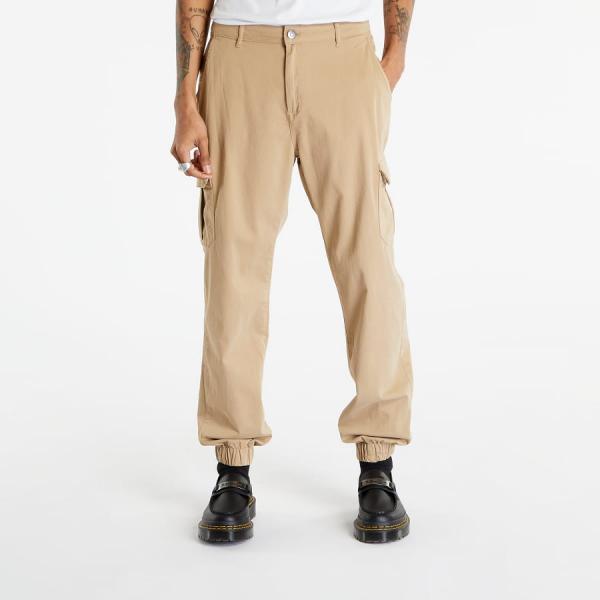 Kalhoty Urban Classics Ladies High Waist Cargo Pants Union Beige W27
