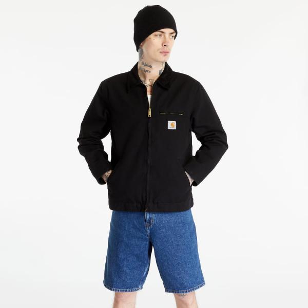 Podzimní bunda Carhartt WIP Detroit Jacket UNISEX Black/ Black Rinsed