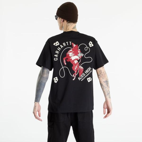 Tričko s krátkým rukávem Carhartt WIP Big Buck Shot Sleeve Tee UNISEX Black