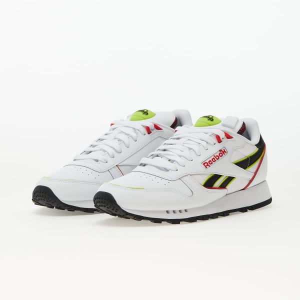Tenisky Reebok Classic Leather Pump Ftw White/ Core Black/ Acid Yellow EUR 40.5