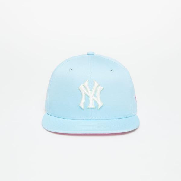 New Era New York Yankees Pastel Patch 9FIFTY Snapback Cap Citrus Blue/ Light Cream