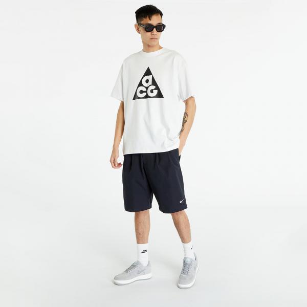 Šortky Nike Life Men's Pleated Chino Shorts Black/ White 36