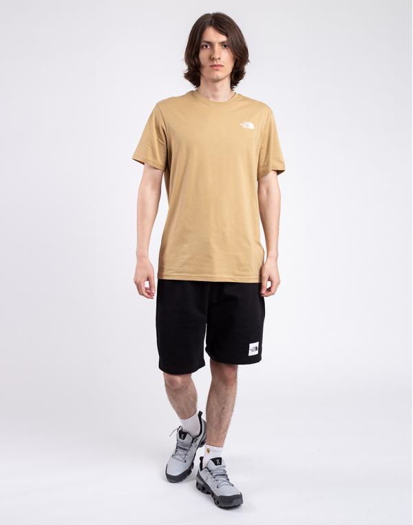 Tričko The North Face M S/S Redbox Tee Khaki Stone