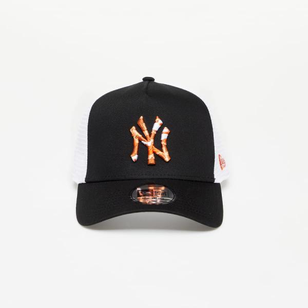 Kšiltovka New Era 940 Af Trucker Mlb Seasonal Infill Trucker New York Yankees Black/ Orange