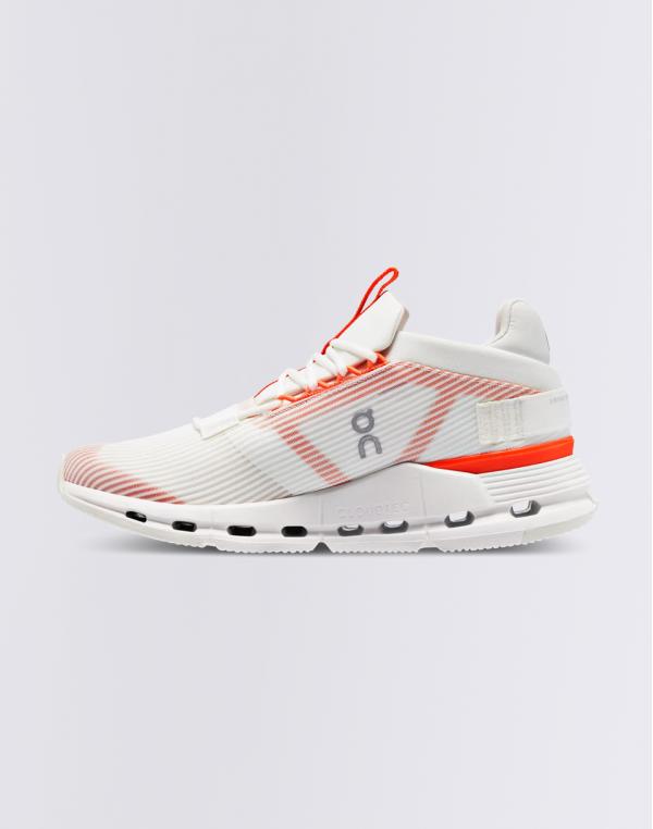 On Cloudnova Void Undyed-White/Flame 37