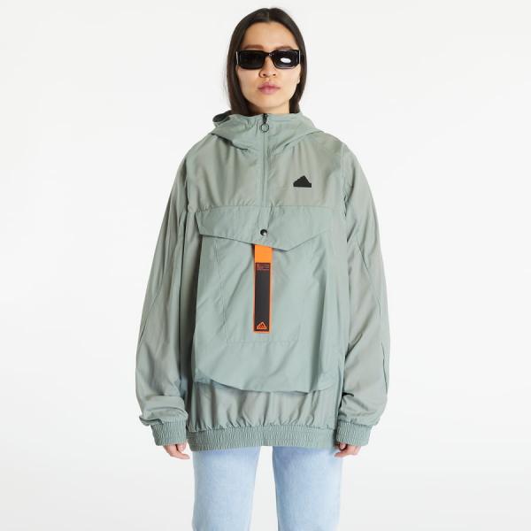 adidas Performance City Escape Premium Windbreaker Silver Green