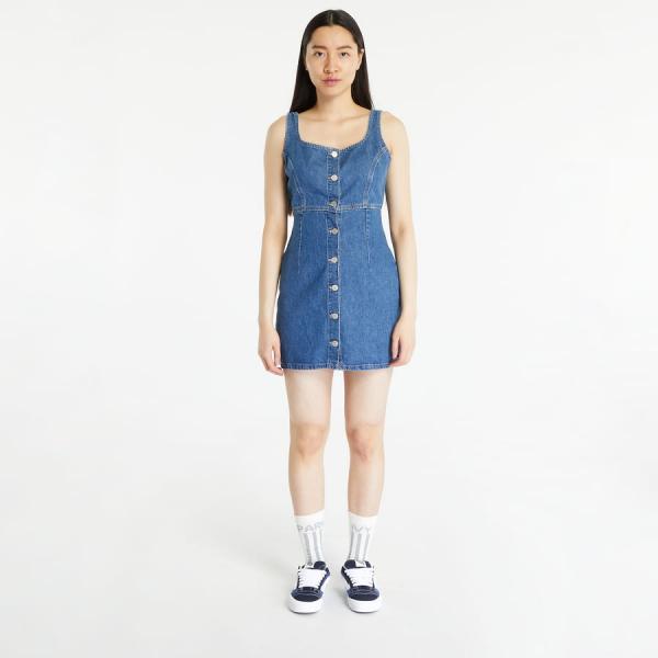 Šaty TOMMY JEANS Slim Fit Dress Bf Denim Medium XS