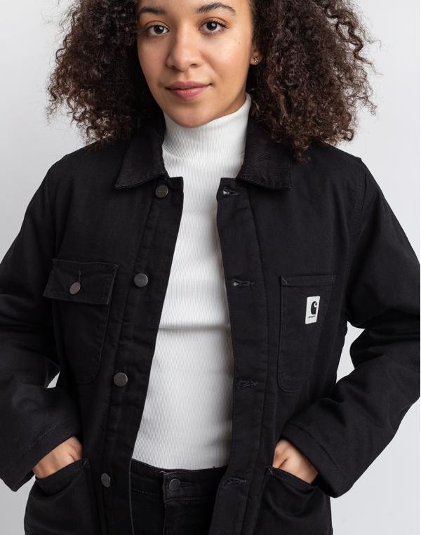 Carhartt WIP W' Michigan Jacket Black/Black Rinsed L