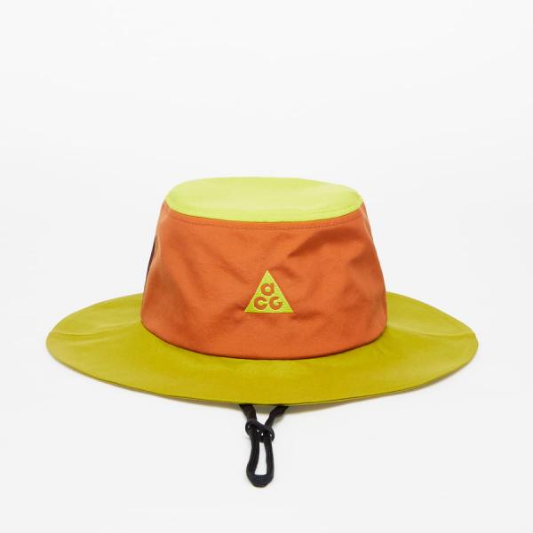 Nike ACG Bucket Hat Dark Russet/ Moss/ Earth/ Bright Cactus M/L